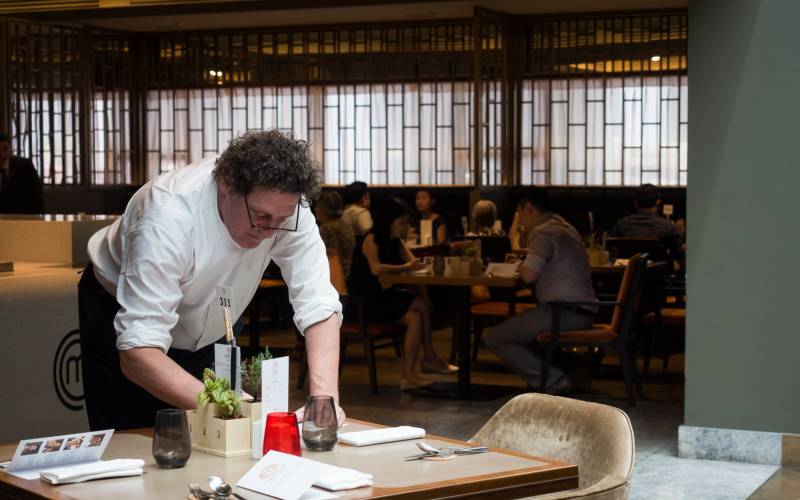 Marco Pierre White at MasterChef Dining and Bar Singapore