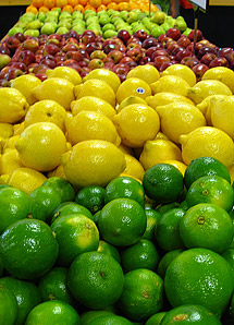 Limes and lemons