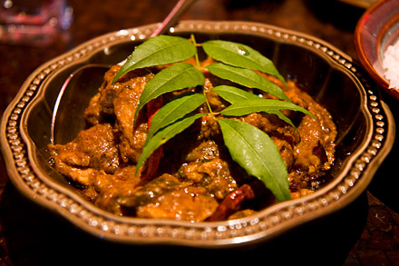 Chicken chettinad, fiery and will possibly result in the formation of sweat beads.