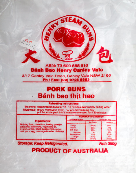 vietnamese pork bun / banh bao thit heo