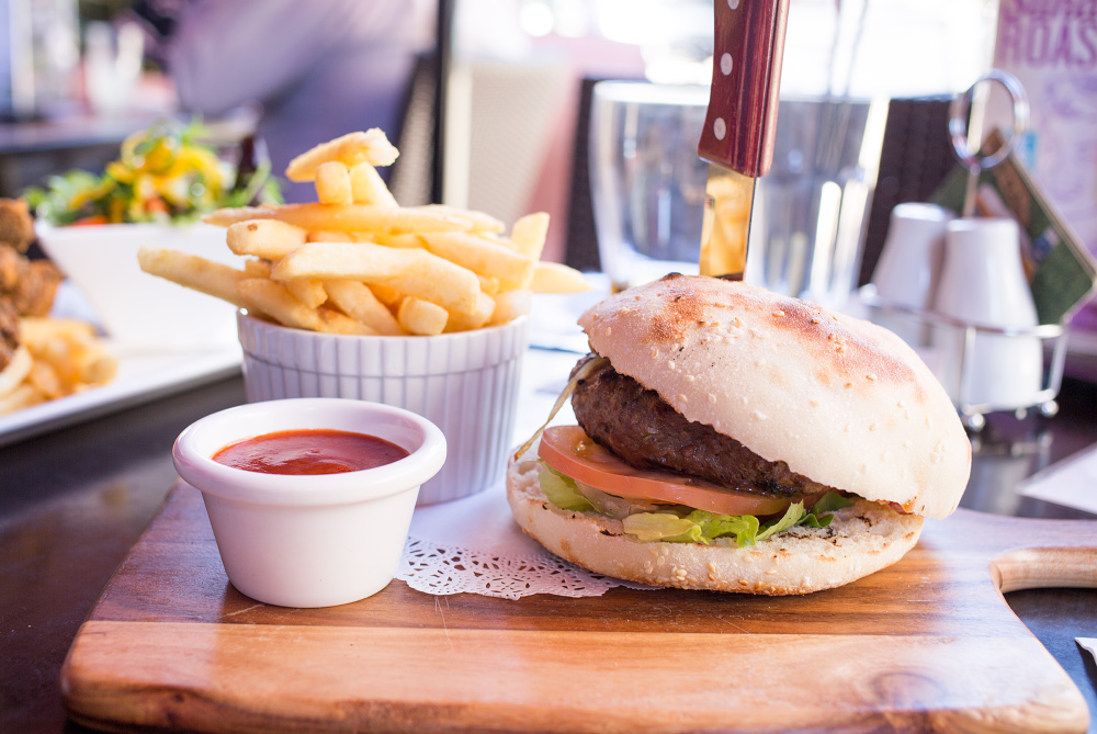 Monsoons Gourmet Beef Burger