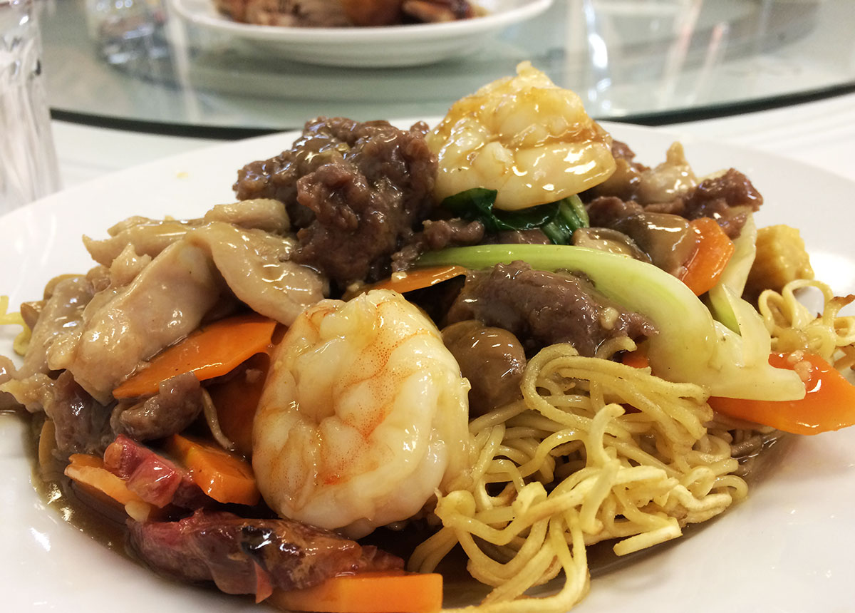 combination crispy noodles